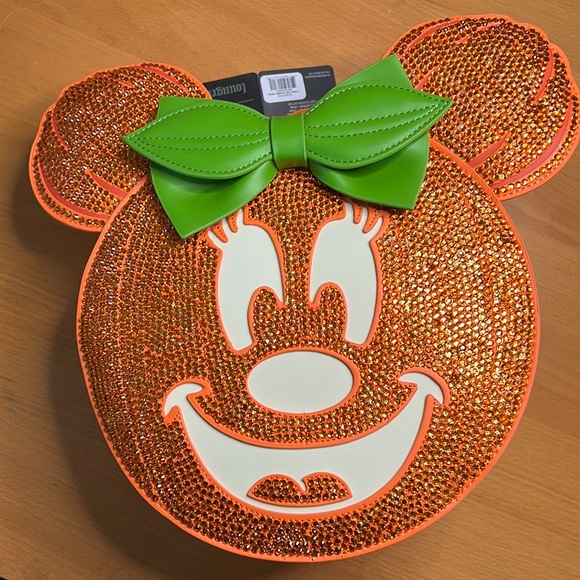 Loungefly Handbags - Disney Minnie Mouse pumpkin Loungefly Backpack